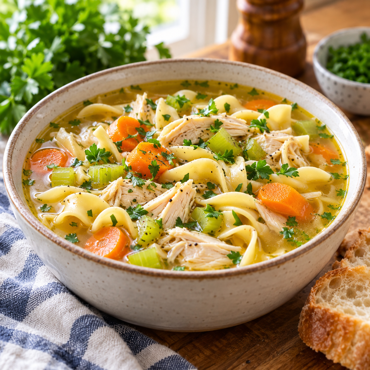 Greek Avgolemono Chicken Soup